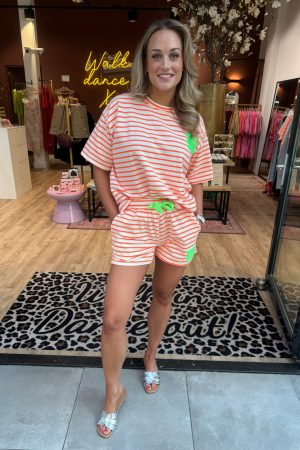 Comfy set NY oranje