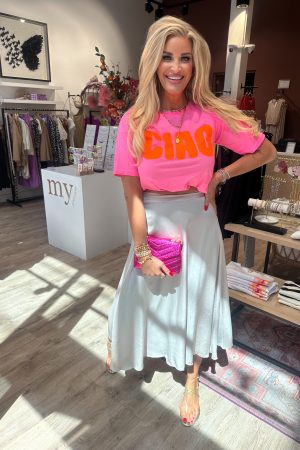 T-shirt Ciao roze