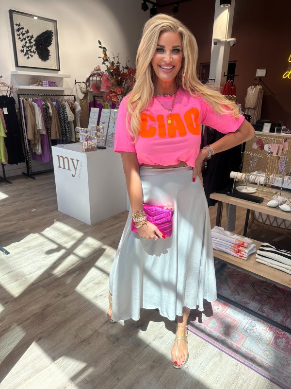 T-shirt Ciao roze