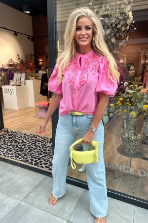 Blouse Aida roze