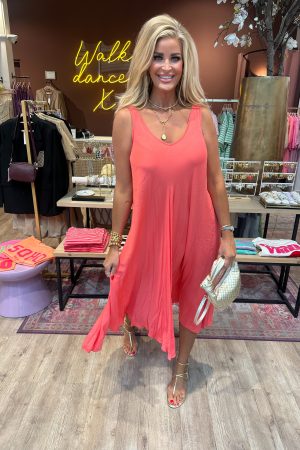 Basic jurk Sarah koraal