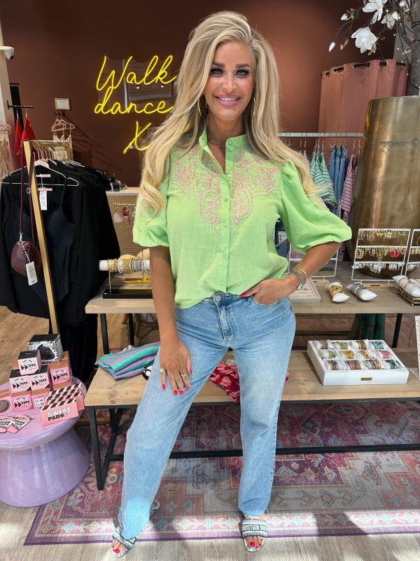 Blouse Aida groen