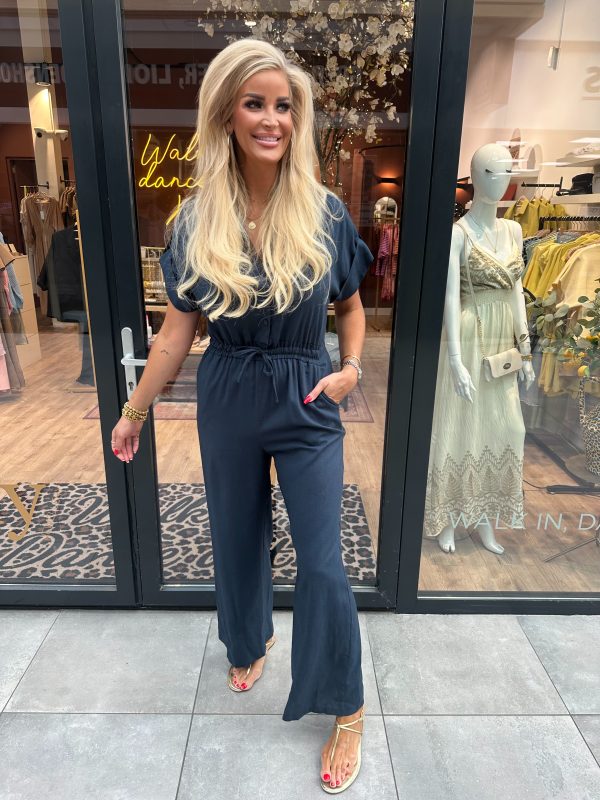 Jumpsuit Anna donkerblauw
