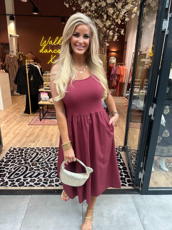 Jurk Soof bordeaux