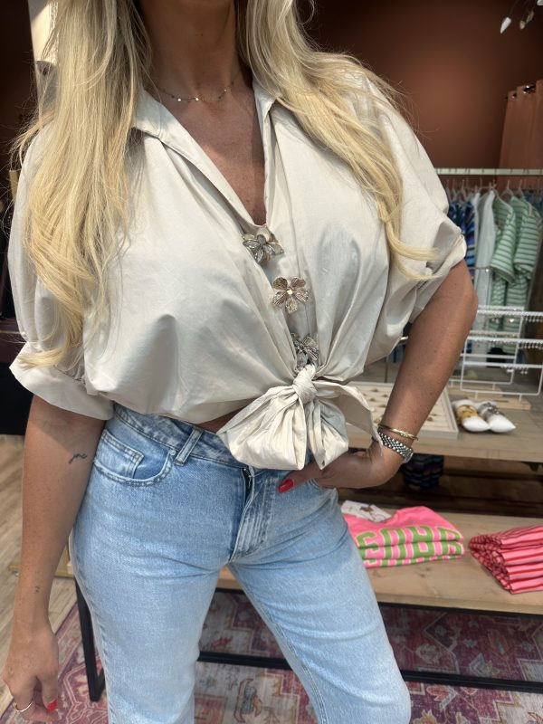 Blouse Steffie beige - Afbeelding 2