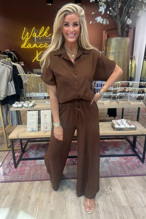 Set Lottie donkerbruin