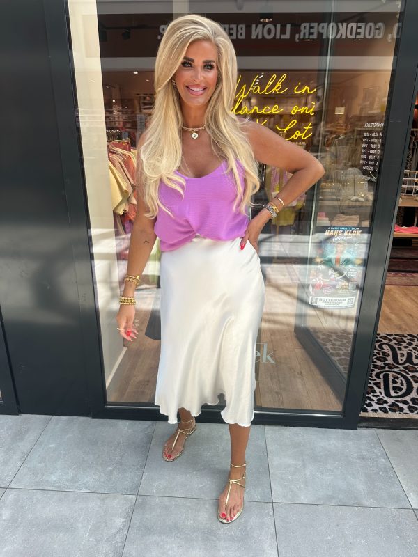Basic spaghetti top Nina lila