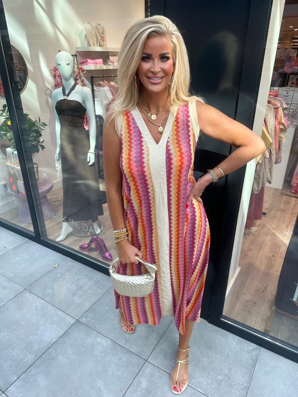 Jurk Missy multicolor
