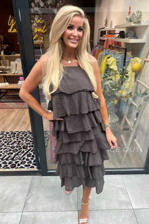 Jurk Stella bruin