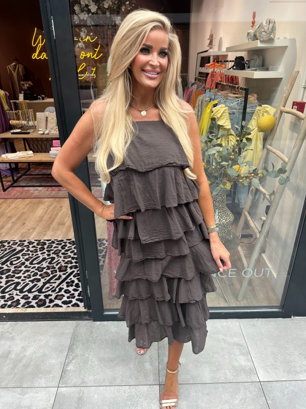 Jurk Stella bruin