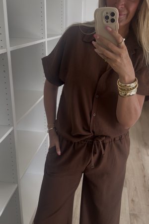 Set Lottie donkerbruin