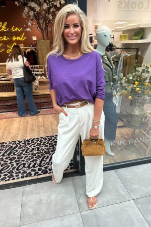 Basic top Lou paars