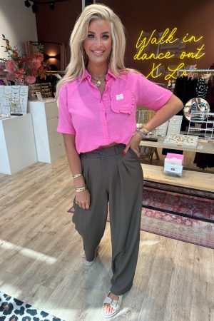 Blouse Vacances roze