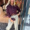 Vest Moniek bordeaux
