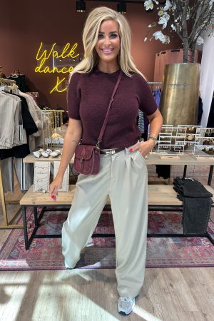 Bestseller top floor bordeaux/aubergine