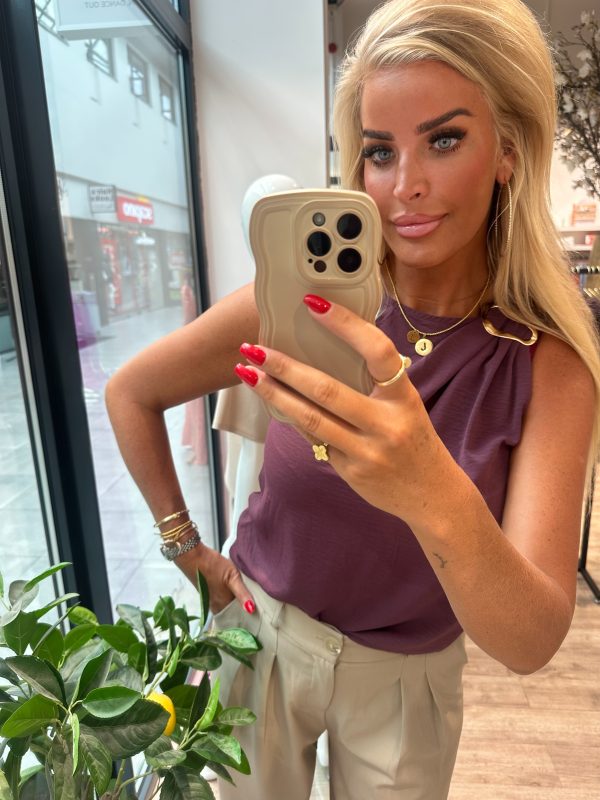Top Belinda mauve