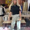 Bestseller top floor zwart