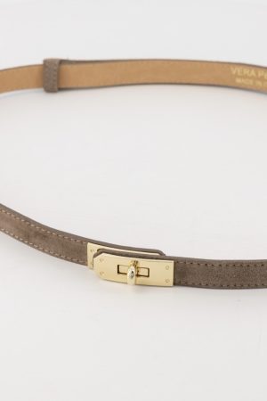 Riem verstelbaar suède taupe