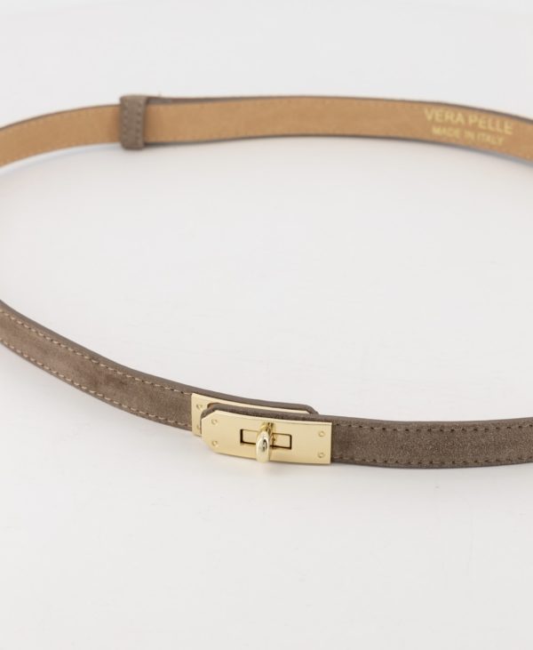 Riem verstelbaar suède taupe
