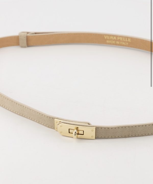 Riem verstelbaar suède beige
