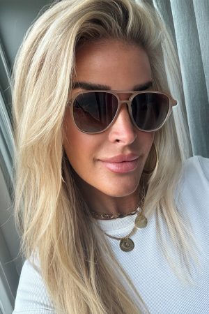 Zonnebril Lottie beige