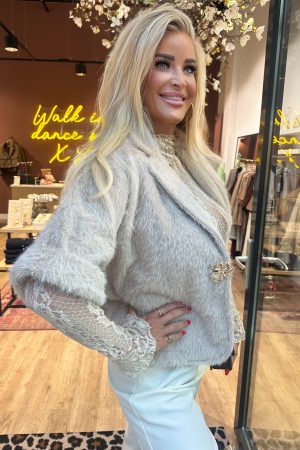 Alternative view of My Jewellery kanten top beige