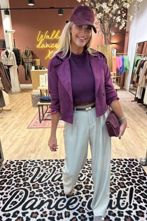 Jasje Livia aubergine