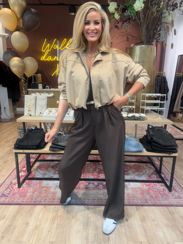 Jasje Zarah donker beige