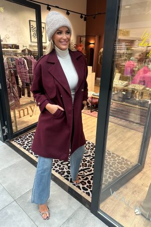 Alternative view of Trenchcoat Mimi Bordeaux