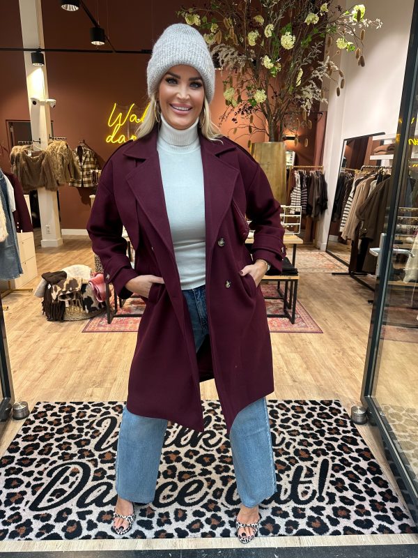 Trenchcoat Mimi Bordeaux
