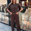 Vest Donna bruin