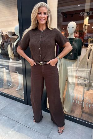 Vest Donna bruin