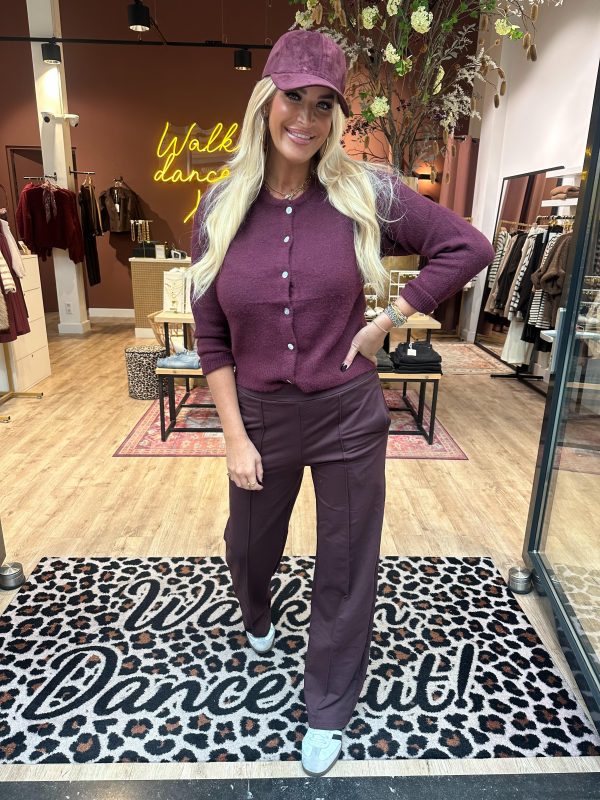 Jogger Mois aubergine
