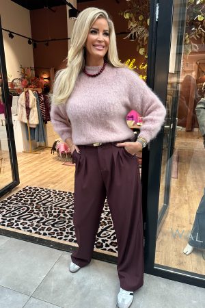 Trui Fluffy zacht roze