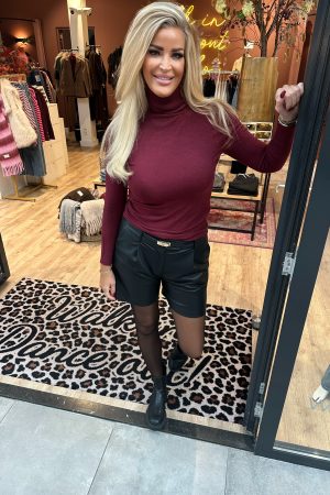 Col Melissa bordeaux