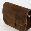 Flora bag suede bruin