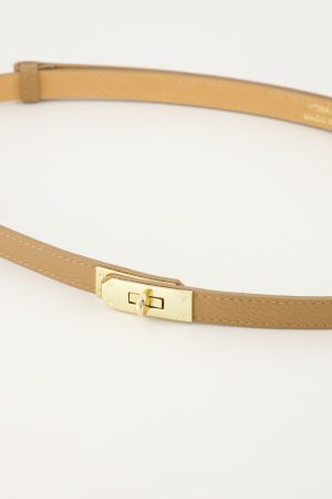 Riem verstelbaar warm beige