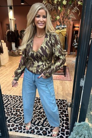 Blouse Rachel bruin